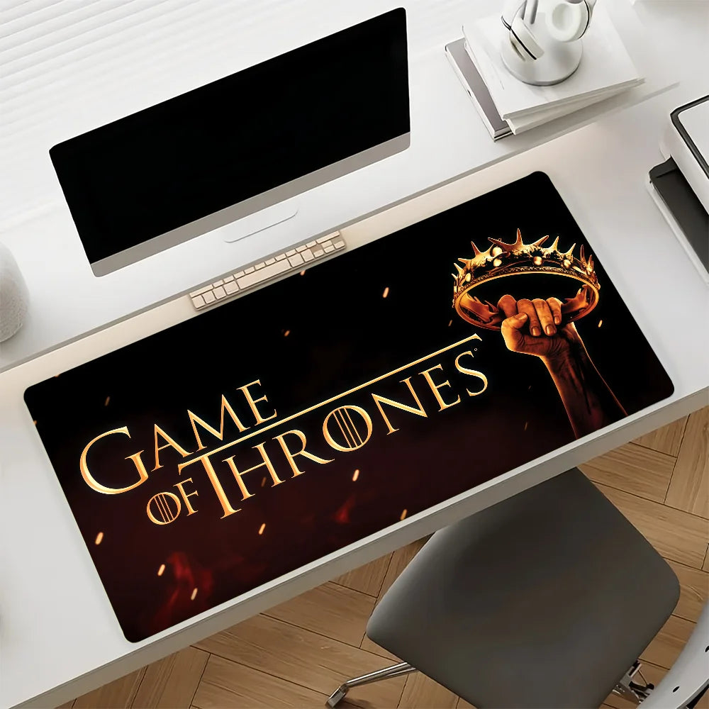 TV G-Game Of T-Thrones  Mouse Pad Non-slip Rubber Computer Mat Gamer Balance Decoracion Deskmat Laptop Office Large