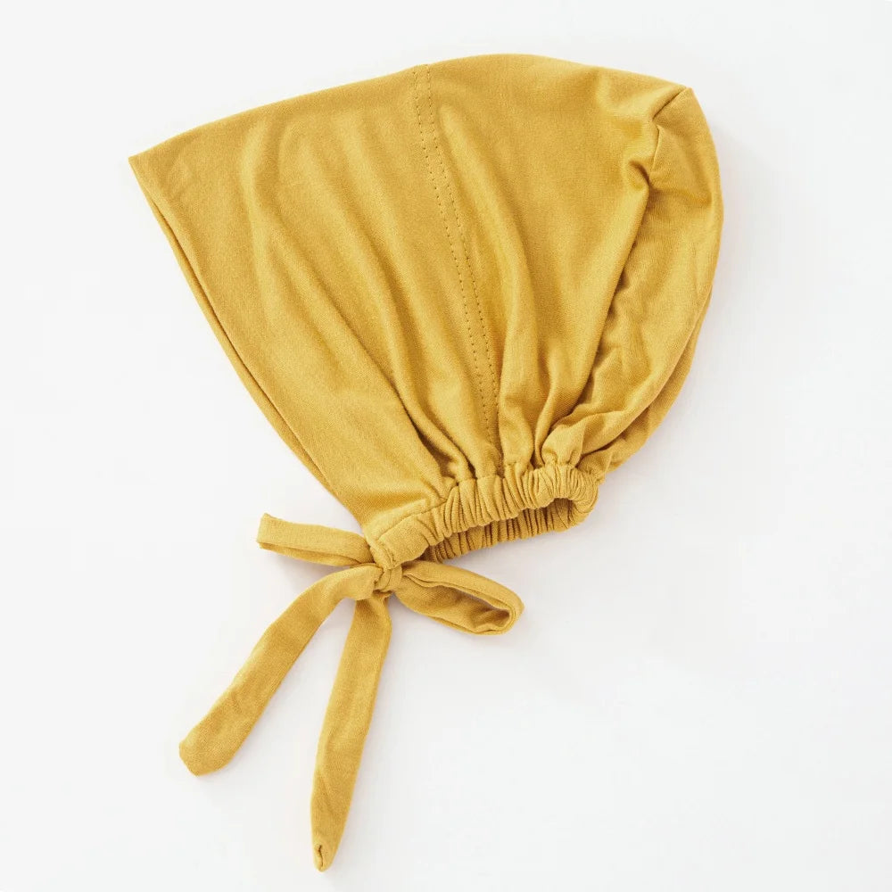 82 Colors Tie-Back Undercaps Fashion Women's Inner Hijab Muslim Cap Bonnet Plain Islamic Cotton Spandex Jersey DEW Underscarf
