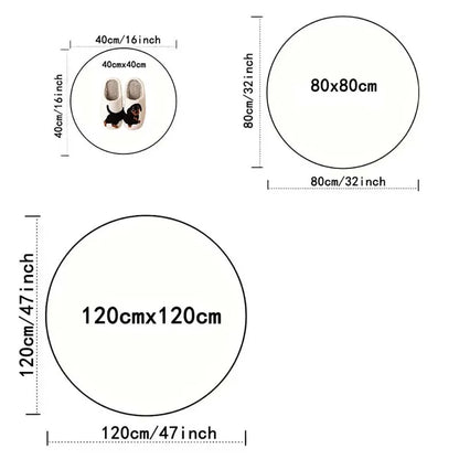 Round Floor Mat with Lotus-shaped Pattern in Golden and Other Tones Suitable As Meditation Cushion for Yoga Zazen,Indoor Read Ru