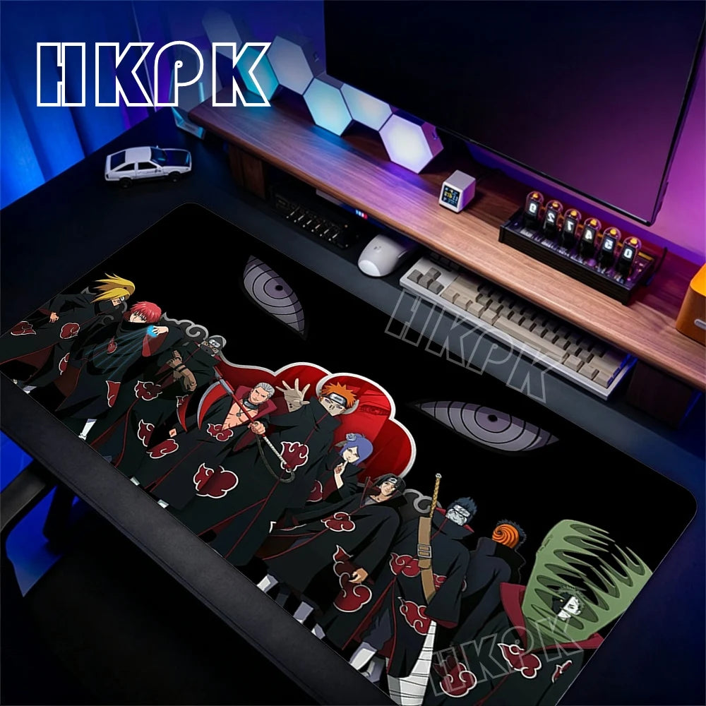 Gamer Larger XXL Mouse Pad Uchiha Itachi Madara Naruto Uzumaki Mousepad Computer Keyboard Desk Mat Gaming Accessories Mousepad
