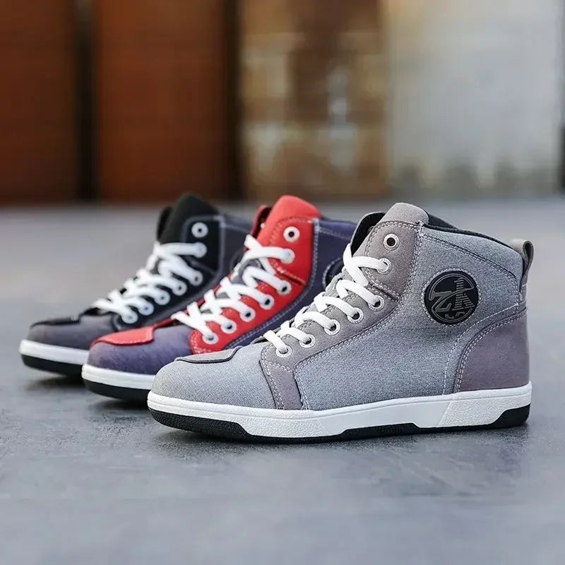 Motorcycle Boots Motos Riders Protective Boots Waterproof Non-slip Motocross Mountain Racing Shoes Casual Shoes 오토바이 부츠