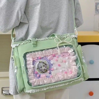 Ballet Girl Large Appetite Itabag Japanese Two-Dimension Single Shoulder Crossbody Bag Gift For Friends Women'S Handbag