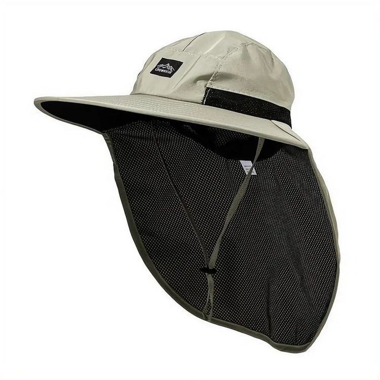 Summer UV Protection Sun Hats Outdoor Hunting Fishing Cap For Men Women Hiking Camping Visor Bucket Hat Neck Flap Fisherman Hat