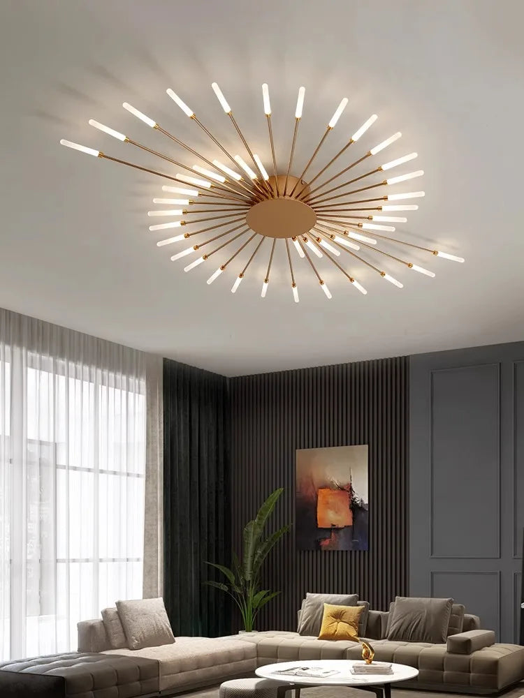 Modern Firework s Led Ceiling Lamp Creativity Living Dining Room Ceiling Chandelier Home Lighting Bedroom Light Luster Luminaire
