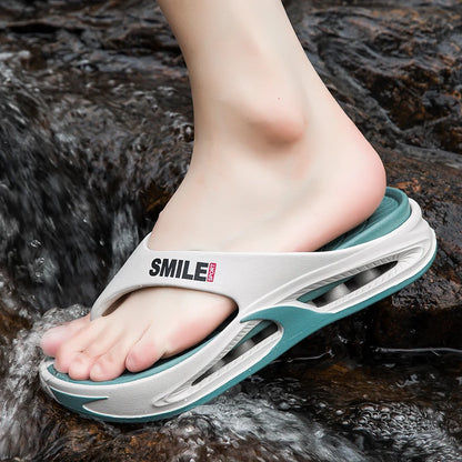 Summer Men's Slippers EVA Flip Flops Indoor Outdoor Comfortable Soft Slides Casual Shoes Men Beach Sandals Male House Slippers