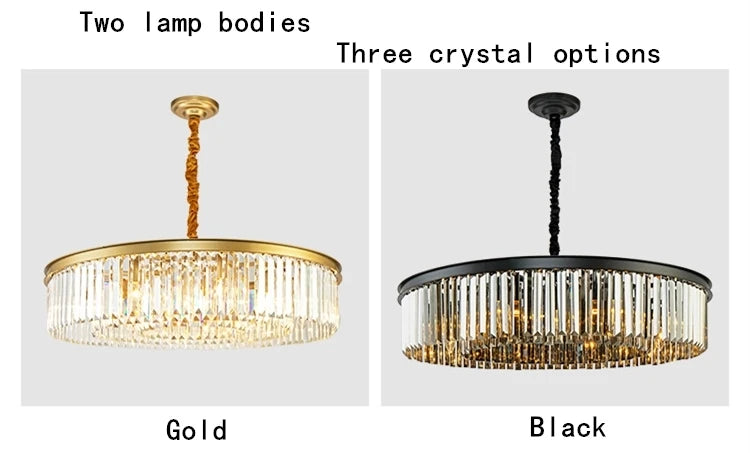 Nordic Designer Luxury Ceiling Chandeliers Modern LED Crystal Pendant Lights for Bedroom Living Room Light Fixtures