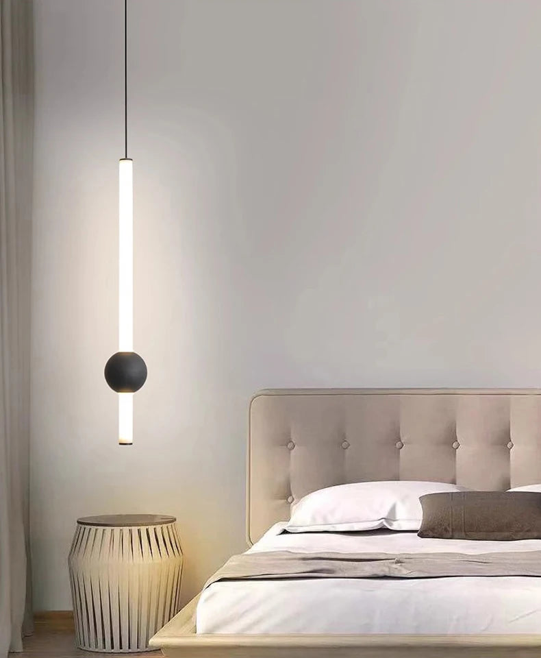 1pc Modern Home Decor LED Lights Bedroom Lamp Bedside Pendant Light Lamps LED Chandeliers Hanging Light Indoor Lighting