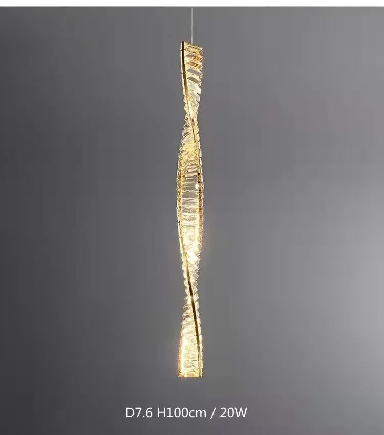 Luxury Crystal Gold Metal Wall Lamp Modern Creative Irregular LED Wall Light Villa Hotel Corridor Bedside Decor Lighting Fixture