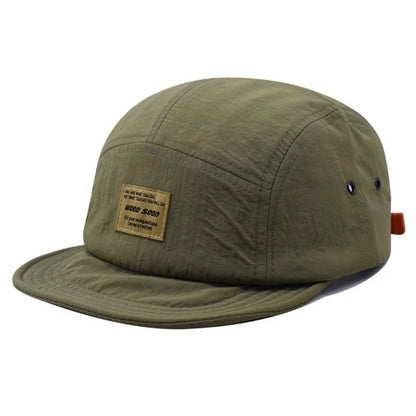 Japanese-style short-brim baseball cap for spring and summer, quick-dry, sun-protective, unisex street soft-brim sun hat