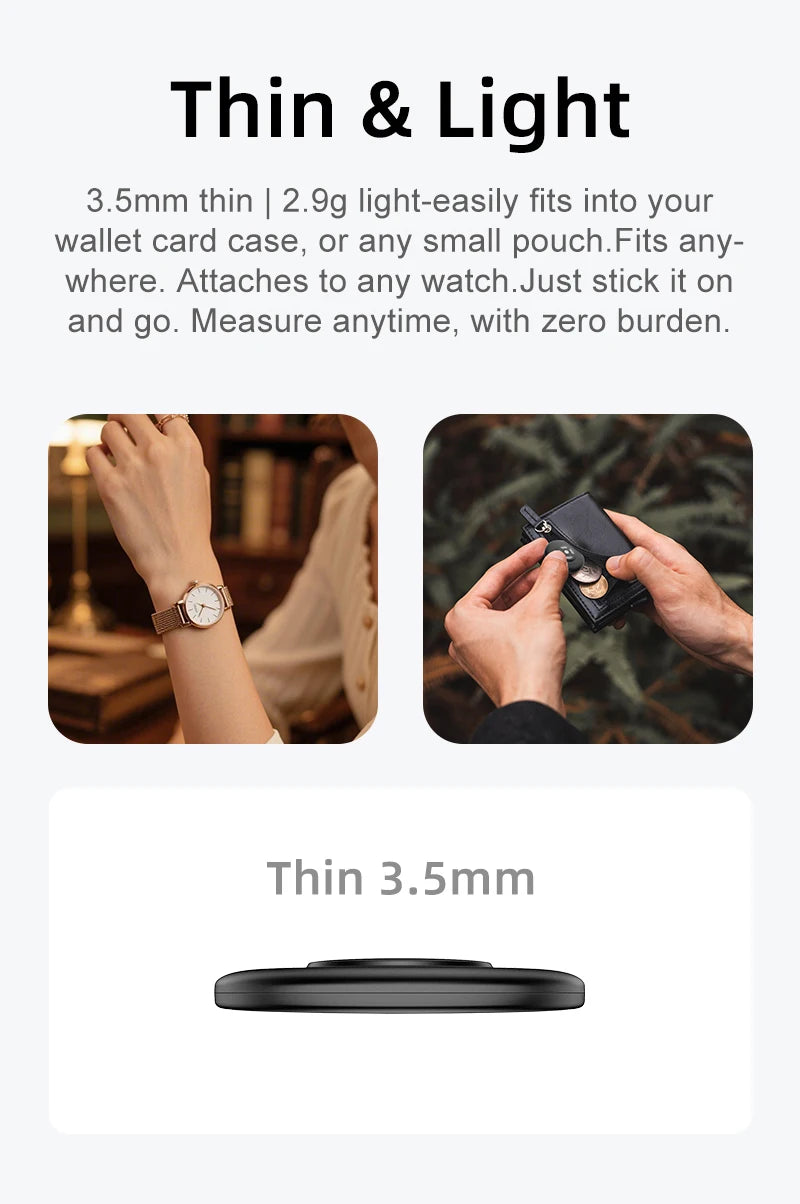 Watch AI Health Patch, Turn Any Watch Into A Smart Watch, Smart AI Health Detection Device for Regular Watches, Multi Functions