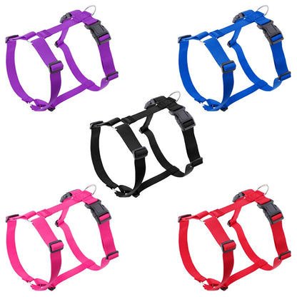 Adjustable Soft Lightweight H-shaped Dog Harness Washable Outdoor Traveling Explosion-proof Harness for Dog Arnés Para Perro