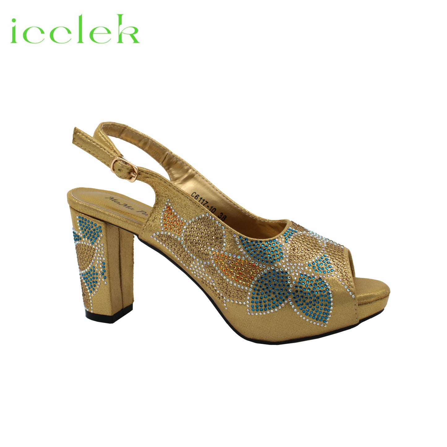 Baby Pink Flower Pattern Mature Pumps African Design Women Matching Shoes and Bag with Platform High Quality Sandals for Wedding