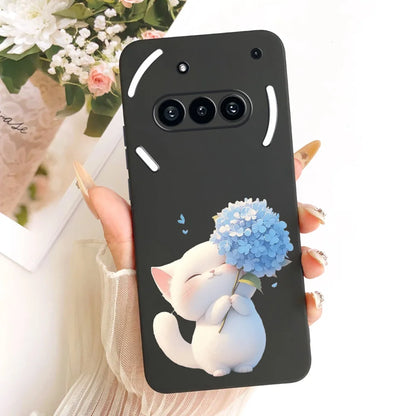Casing For Nothing Phone (3a) A059 Cover For Nothing Phone 3a Case Silicone Cute Cat Fashion Butterfly Funny Painted