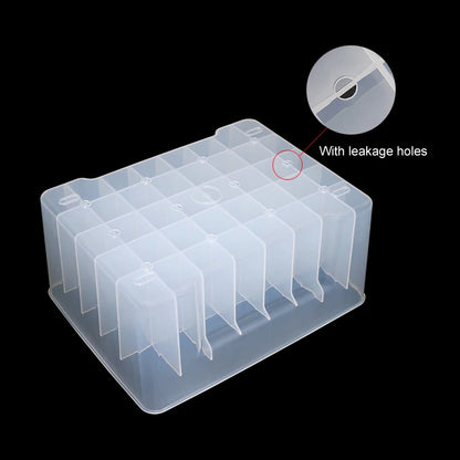 New 40 Grids Plastic Fishing Tackle Box Lined Box Webfoot Octopus Egi Storage Organizer Box Squid Jig Hard Lure Sea Tool Case