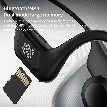 Lenovo Wireless Bone Conduction Headphones Bluetooth Earphone Sport Swimming Bluetooth Compatible Headphone Hand-free With Mic