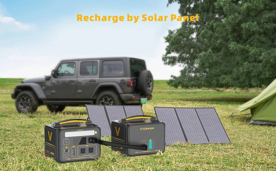 VTOMAN 600W Extra Battery 640Wh for VTOMAN JUMP600X Power Station Backup LiFePO4 Home Outdoor Camping