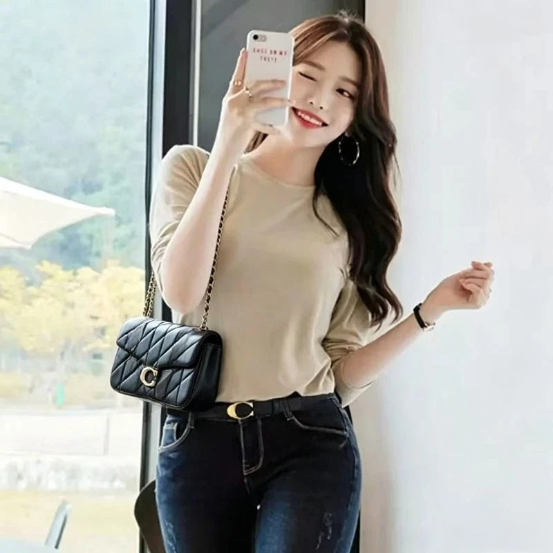 Luxury Women's Crossbody Bag Premium Leather Wallet Vintage Design Shoulder Bag With Adjustable Removable Shoulder Strap