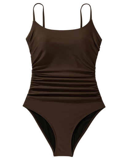 Solid Swimwear Women 2026 One Piece Swimsuit Female Summer Holiday Bandage Backless Monokini Bathing Suits Women
