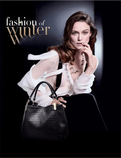 Genuine Soft Pu Leather Handbags for Women Vintage Shoulder Tote Bag Luxury Designer Ladies Large Capacity Purse Bags Sac A Main