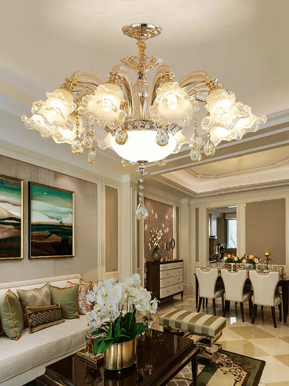 Nordic Modern Luxury Ceiling Chandelier Lighting 2025 Lustre Living Room Hotel Villa Lobby Crystal Hanging Lamp Luminaria Lights
