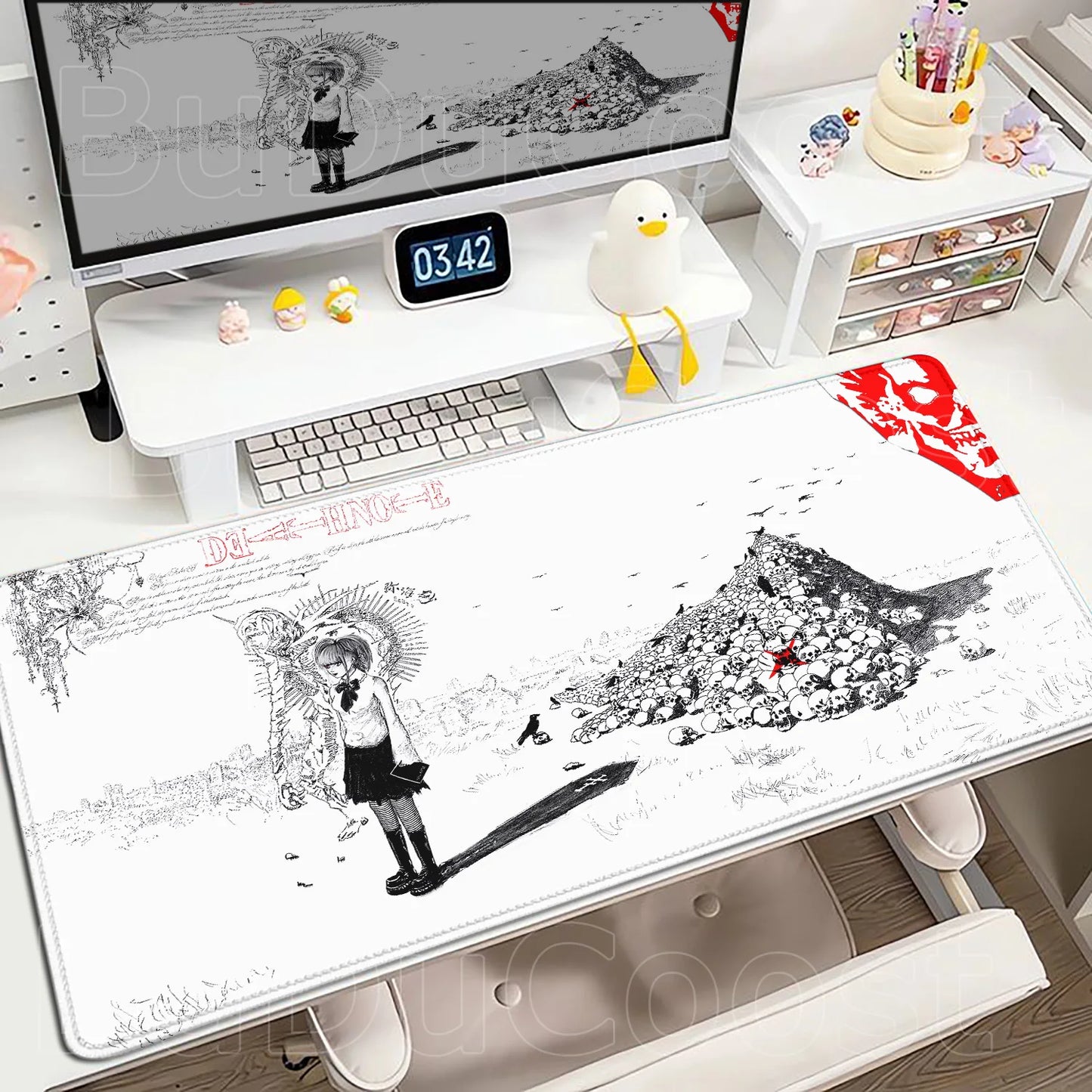 New Misa Amane Light Yagami Desk Mat Death Note Anime Mousepad Computer Gamers Lock Edge Mouse Pad Gaming E-sports Keyboard Pads