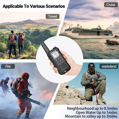 2PCS Baofeng F22 T22 PMR 446MHz Mini Walkie Talkie Waterproof Type-C Licence-free Flashlight Portable Two Way Radio for Hunting