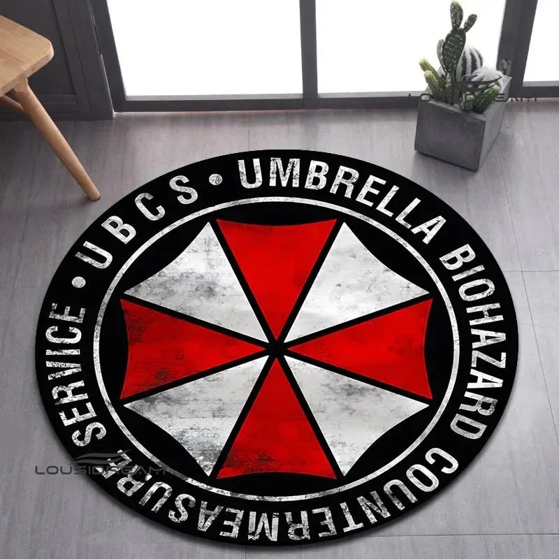MINISO Biochemical Umbrella Round Carpet Non -slip Carpet Bedroom Decor Living Room Decoration Outdoor Rug Birthday Gifts INS