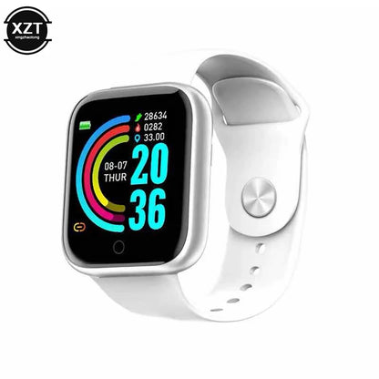 Y68 Color Screen Pedometers Sport Watches Bracelets D20 Heart Rate Blood Pressure Fitness Smart Wristband For Children Men Women