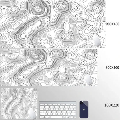 Computer Mouse Pad Strata Liquid Gaming PC Deskmat Laptop Pc Accessory Non-slip soft Mat XXL size Mousepad Large 900x400 Mats