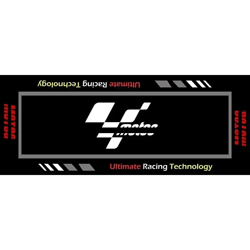 Motorcycle Carpet Polyester Parking Mat Display Carpet Racing Bicycle Carpets Mat Anti-slip Bedside Rugs Customized Display Rug