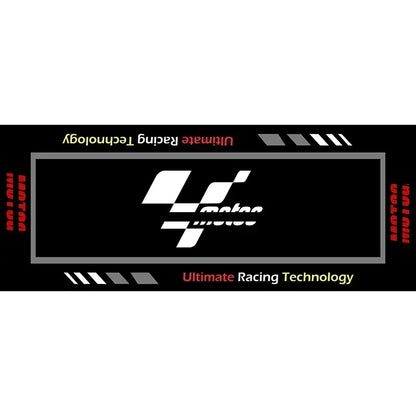 Motorcycle Carpet Polyester Parking Mat Display Carpet Racing Bicycle Carpets Mat Anti-slip Bedside Rugs Customized Display Rug