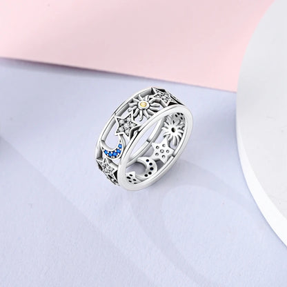 925 Sterling Silver Infinite Love Ring Original Luxury Design Zircon Finger Rings For Women High Quality Wedding Jewelry Gift