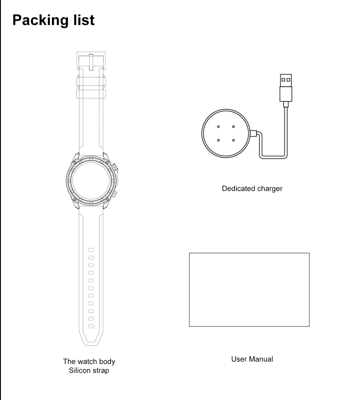 2025 New Tactical Smartwatch Built-in GPS Offline Map 4GB Memory 5ATM IP69K Swimming Waterproof Men Militray Smart Bracele