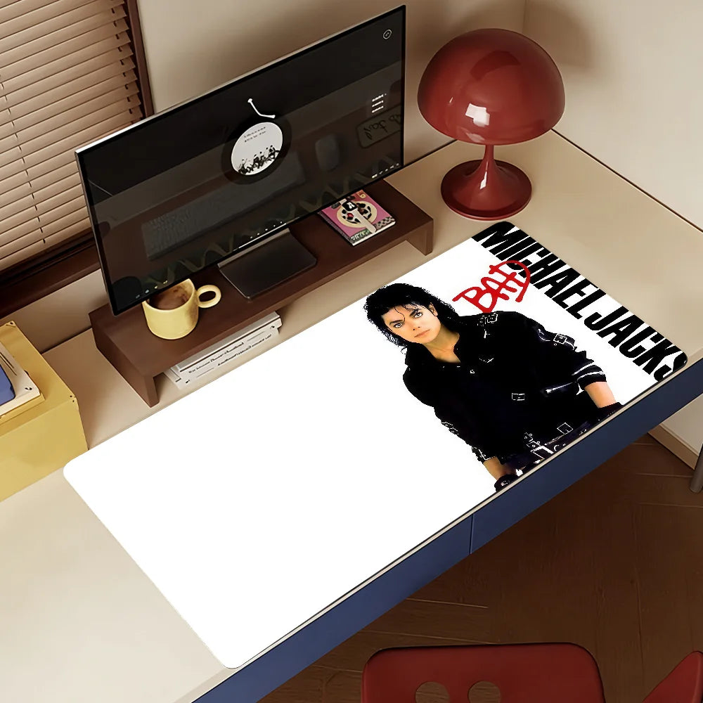 Classic Singer M-Michael Jackson Mouse Pad For Office Gaming And Keyboards Non-Slip Large Waterproof