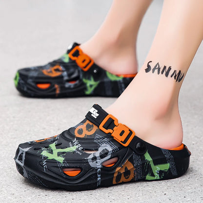 Dropship Men's Sandals Outdoor Slippers Beach Comfortable Slides Thick Soft Clogs Water Shoes Men Casual Shoes Men Beach Sandals