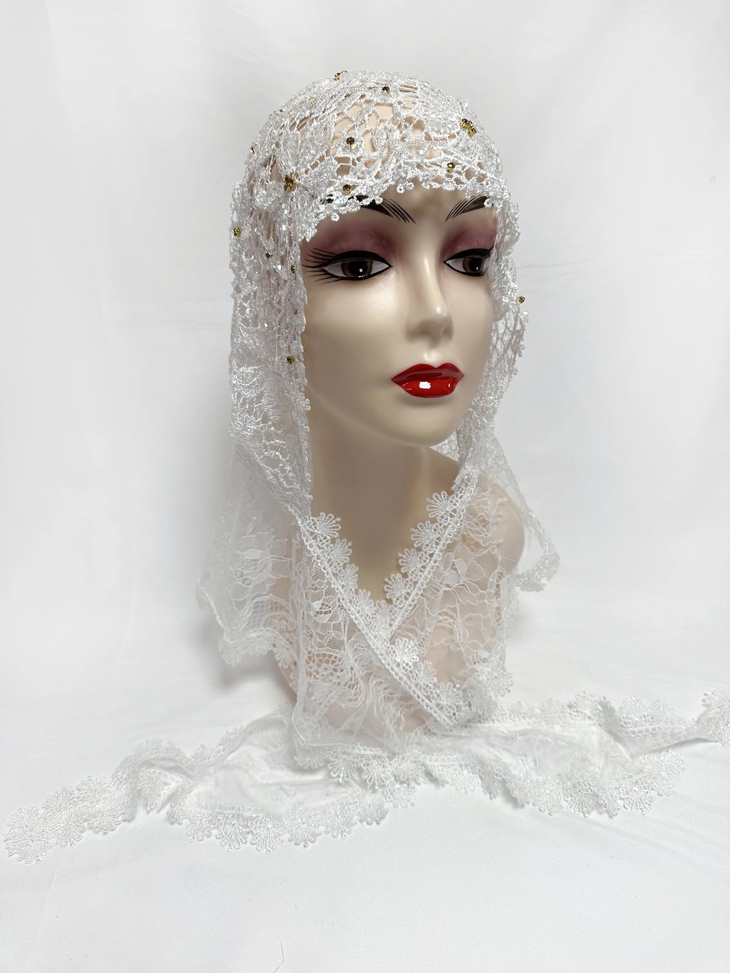 Latest High Quality Muslim Women Prayer Hat Lace Dubai Turban Cap Ready to Wear Hat Prayer Islam Saudi Arabia Lace Hijab