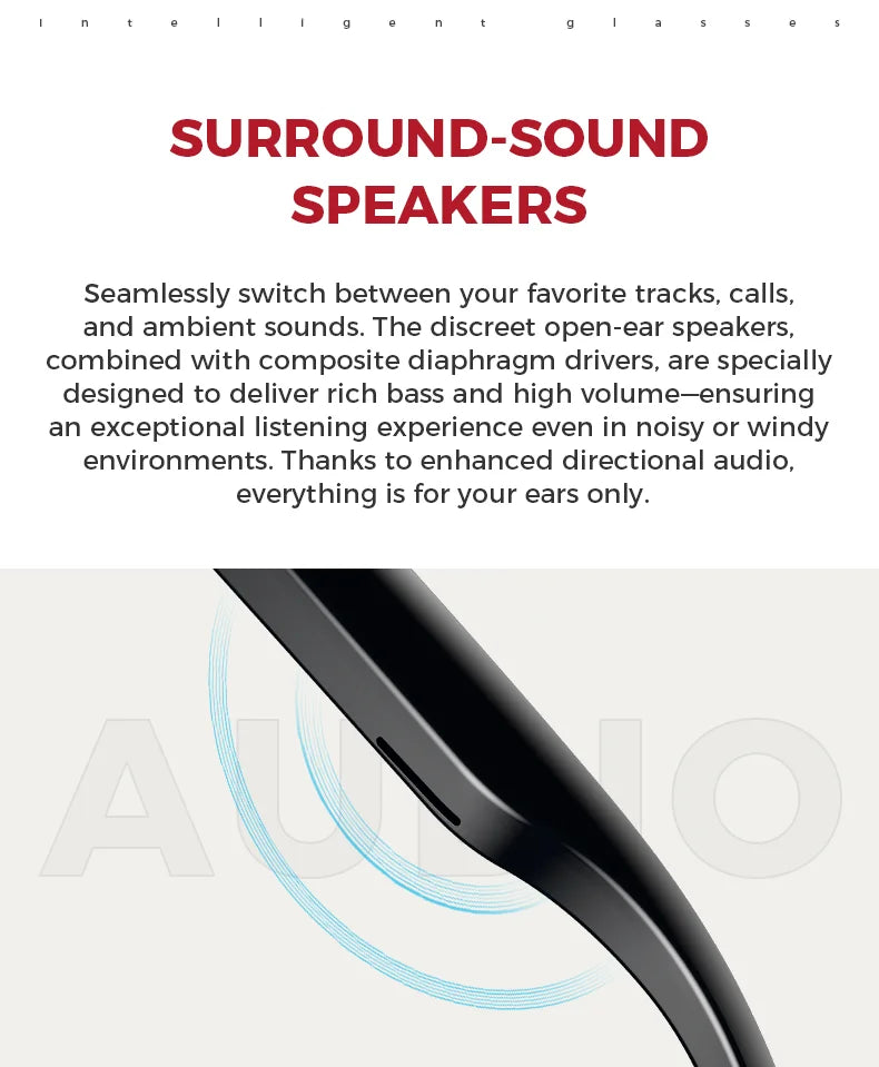 M01 Smart Glasses Video Recording Camera Sunglasses AI Translation Technological Gadgets Sports VR Headphones for Man Woman 2026