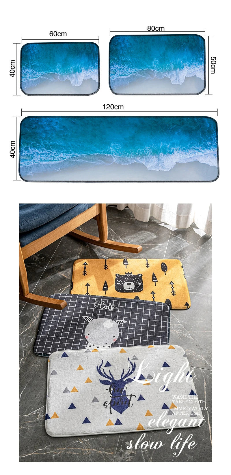 Foot Rug Welcome Floor Mat for Entryway Sparcos Bathroom Hallway Carpet Kitchen Water Absorbed Rugs Fluffy Home Decorations