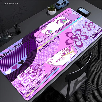 90x40cm Large Size Mouse Pad Art Desk Pads Printstream Gaming Mice Pad Non-slip Rubber Mat Company Long Table Mats XXL For Csgo