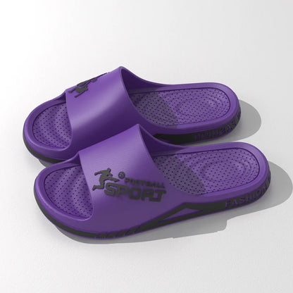 Fashion Men's Sandals Summer EVA Comfortable Anti-Slip Soft Soles House Slippers for Indoor Outdoor Wear Breathable Shower Slide