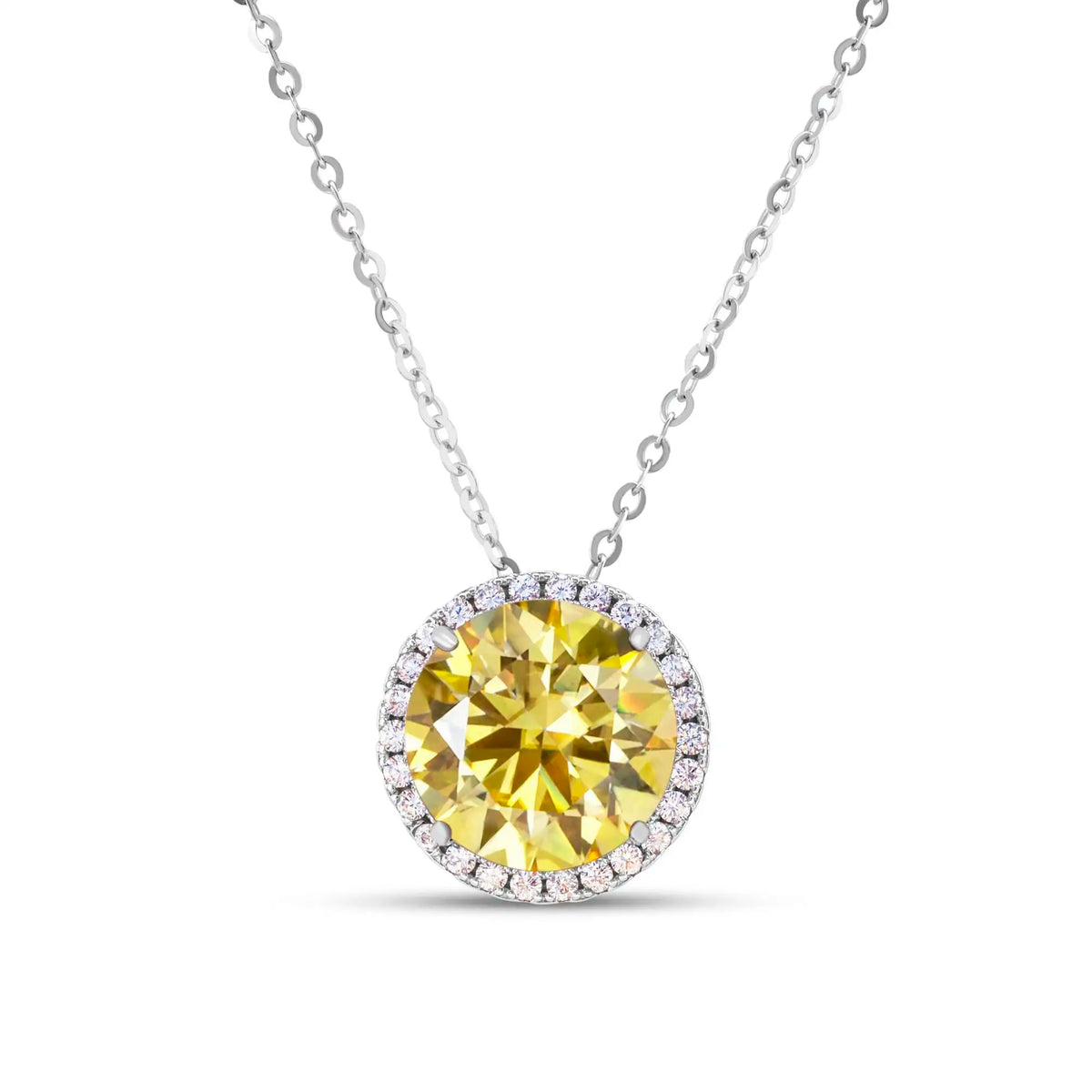 5CT D Color Moissanite Classic Pendant Necklace Fairy Necklace Real 925sterling Silver Women Fine Jewelry For Valentine's Party