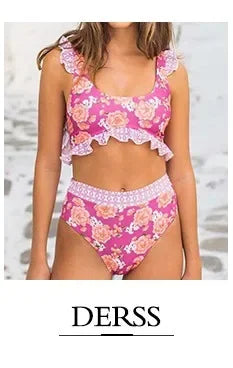 Two Piece Suit Bikinis 2026 Women Swimsuit Push Up Bathing Suit Sexy Bikinis Sets Swimwear Print Beachwear Solid Biquinis