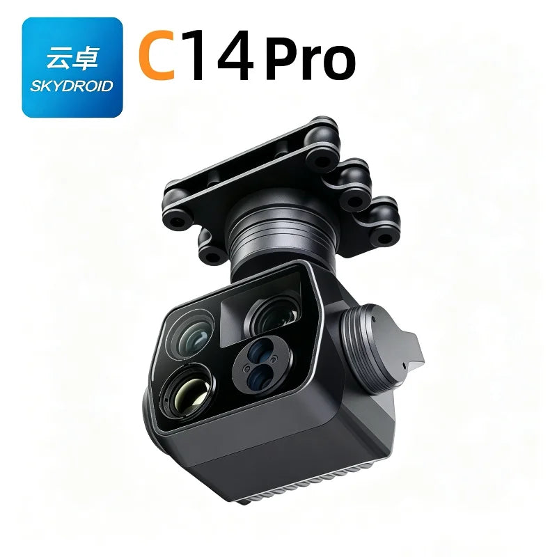 Skydroid C14Pro Four-Light Pod, Three-Axis Stabilization, AI Tracking, Power Inspection and Security Drone Gimbal Camera
