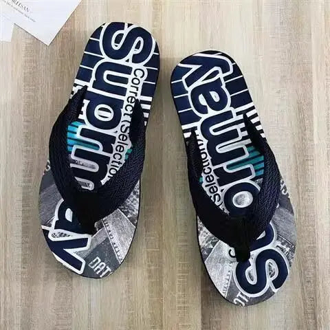 Men Flip Flops Slides 2023 Trend Summer Anti-skid Man Slippers Outdoor Light Casual Beach Male Sandals Household Slides for Men