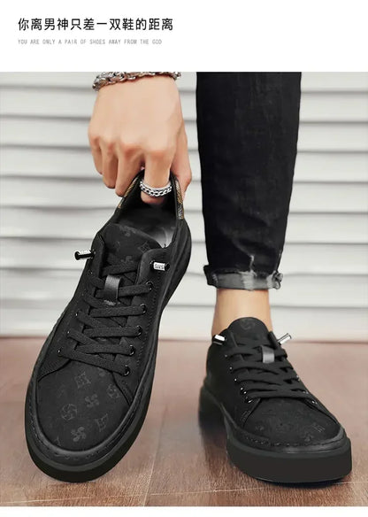 Men Skateboarding Shoes Platform Tennis Gym Sport Sneakers Luxury Design Skateboard Flats Sneakers Outdoor Walking Shoe For Male
