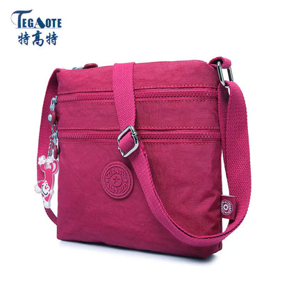 Tegaote Women Messenger Bag Nylon Women Shoulder Crossbody Bags Female Fashion Ladies Handbags School Bag Sac à Main Purse Bolsa