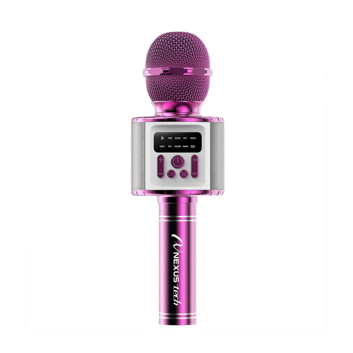 TWS Dual Wireless Karaoke Microphone Bluetooth Speaker 5W RGB Light Voice Changer Professional Halloween Party Solution Home KTV Kids Adults