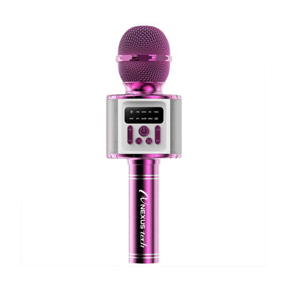 TWS Dual Wireless Karaoke Microphone Bluetooth Speaker 5W RGB Light Voice Changer Professional Halloween Party Solution Home KTV Kids Adults