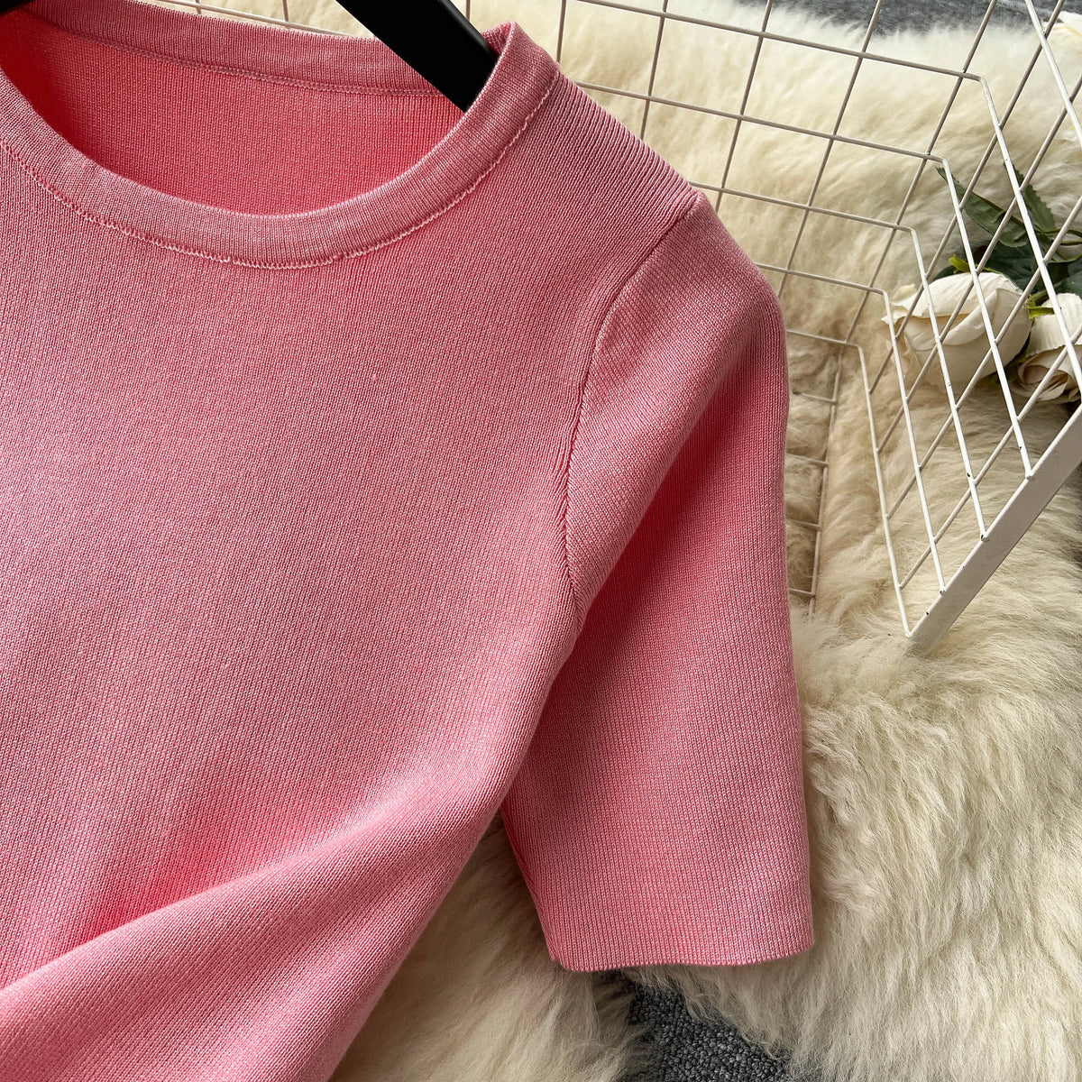 SINGREINY Casual Two Piece Sets Women Summer O Neck Top Elastic Waist Long Skirt Fashion Office Lady Korean Knit Suit