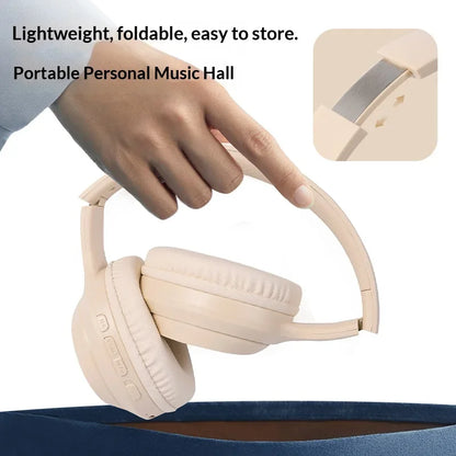 Lenovo Bluetooth 5.3 Earphones Over-ear Foldable Computer Wireless Headphones Gaming Headset 360° Stereo Sound Headset Original